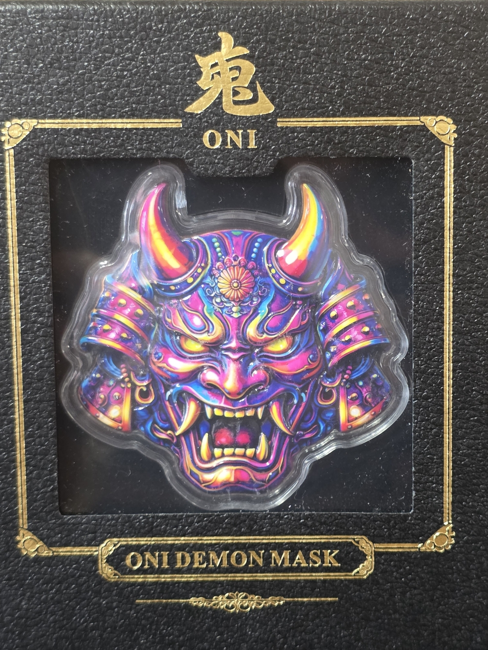 ONI Demon Mask 5oz Copper - Vibrant Multicolor Oni Mask Limited Mintage